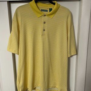 Cubavera Striped Polo Shirt